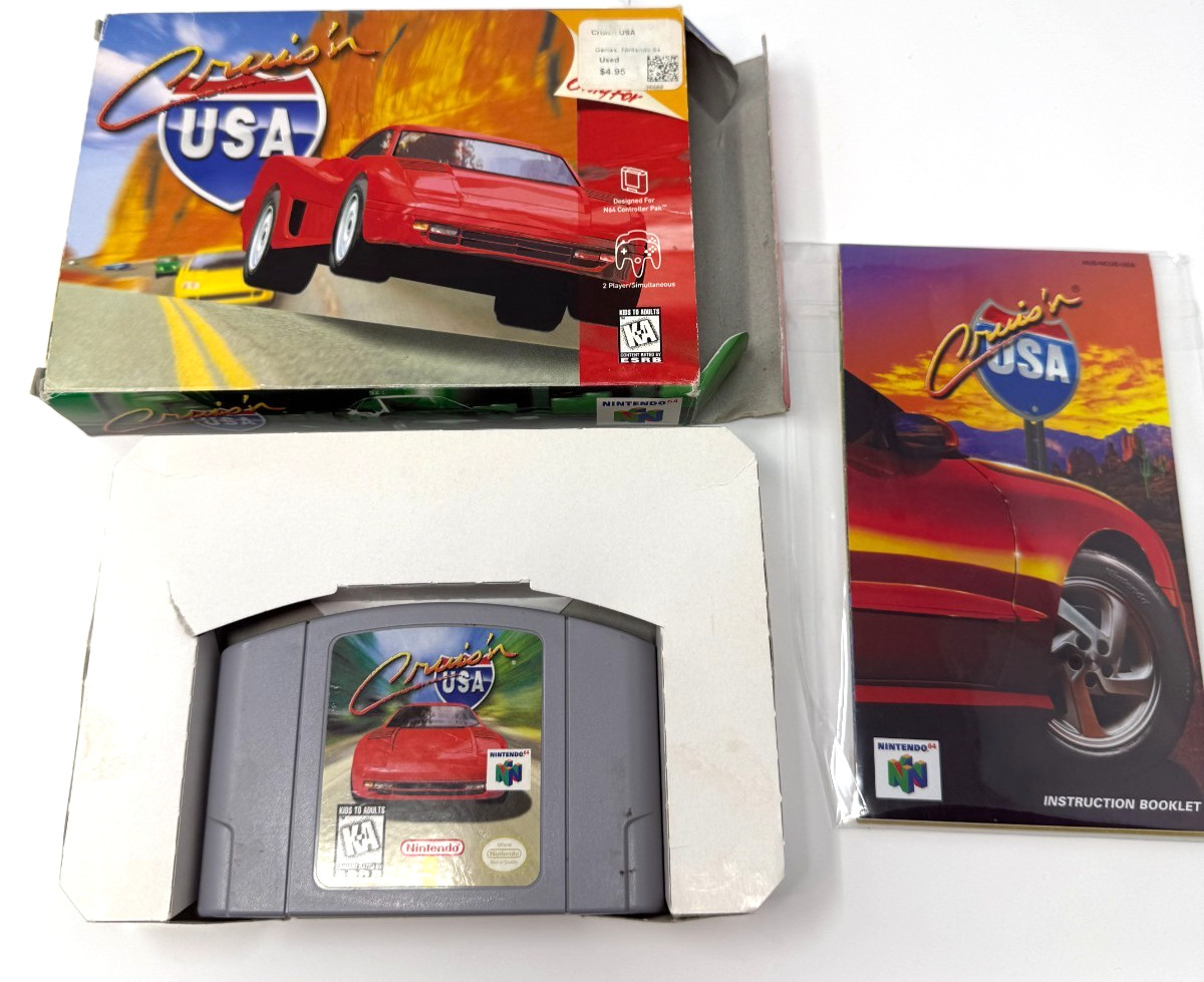 Cruis’n USA N64 CIB Excellent