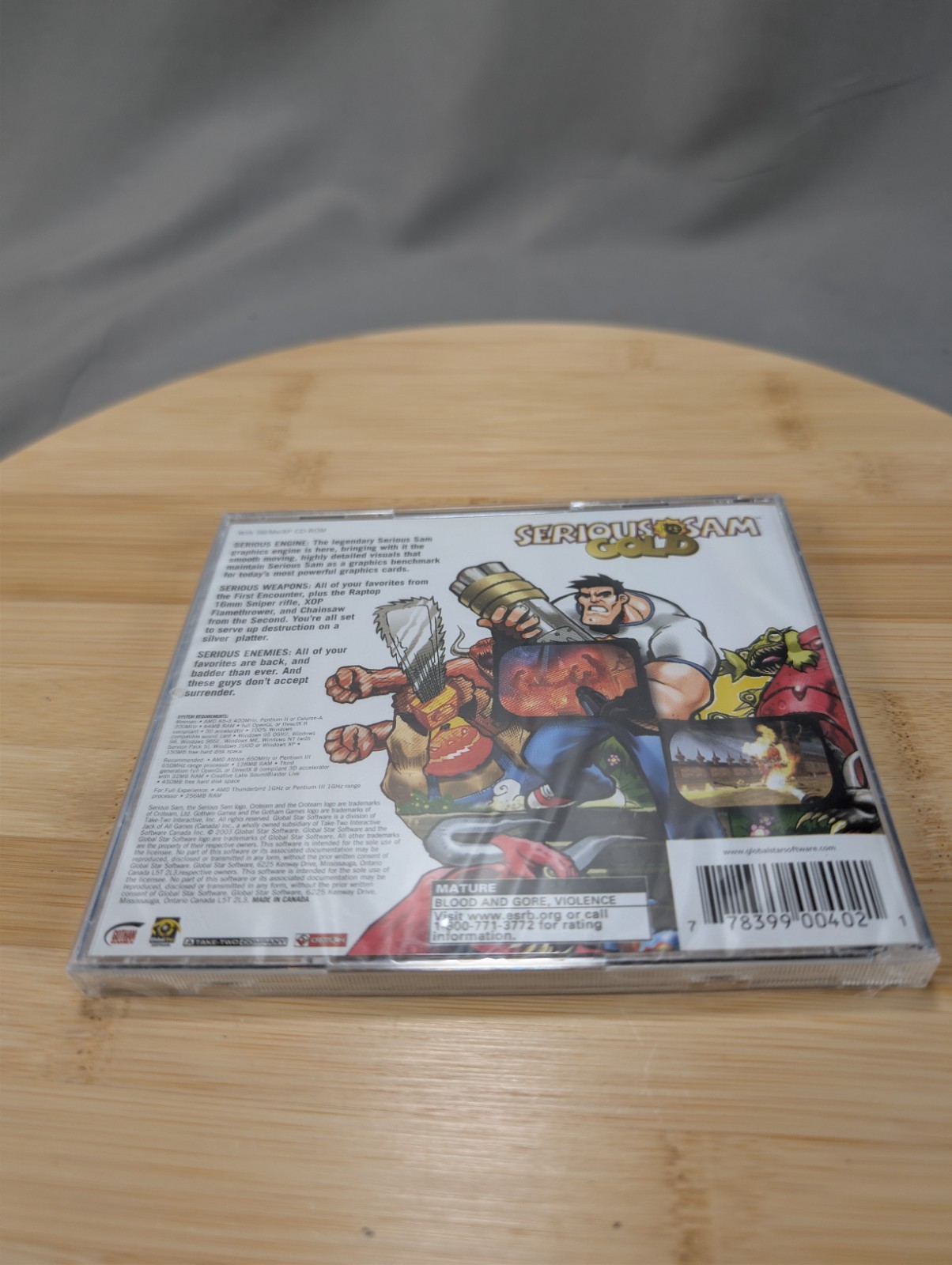 Serious Sam Gold PC CD-ROM Video Game FPS Action Multiplayer Sealed NEW Gotham