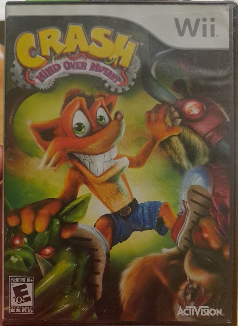 Crash: Mind Over Mutant (Nintendo Wii, 2008) Missing Manual