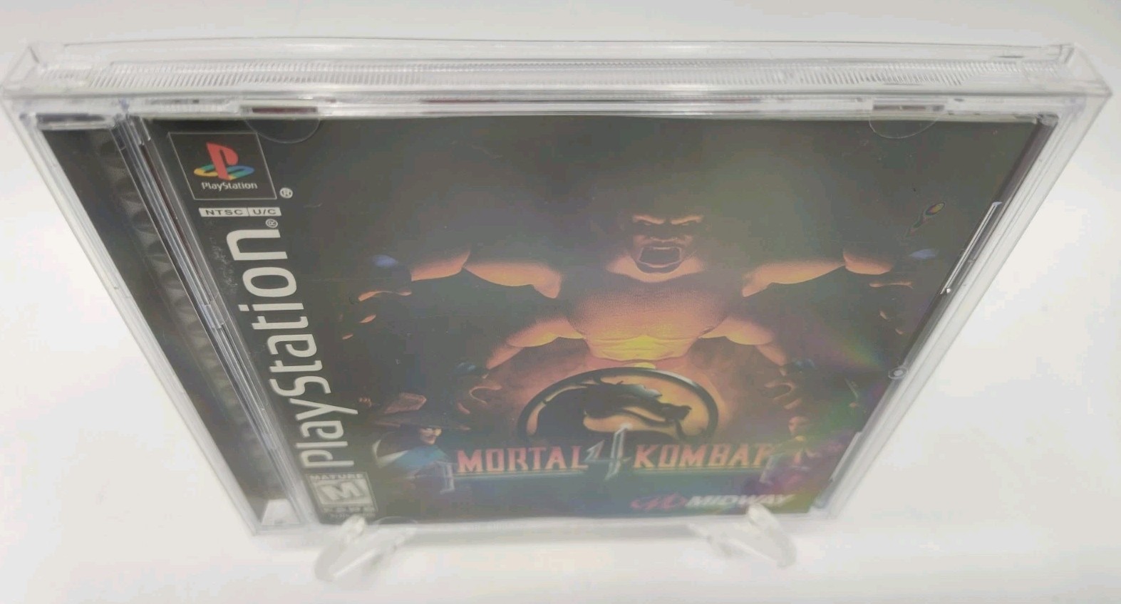 Mortal Kombat 4 – (PS1, 1997) *CIB w/ Reg Card + Case Protector* VGC* Tested!