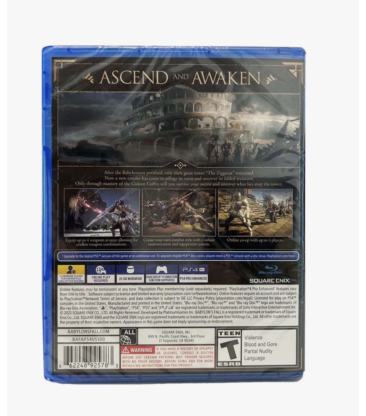 Babylon’s Fall (PS4 / Free PS5 Upgrade Available) NEW