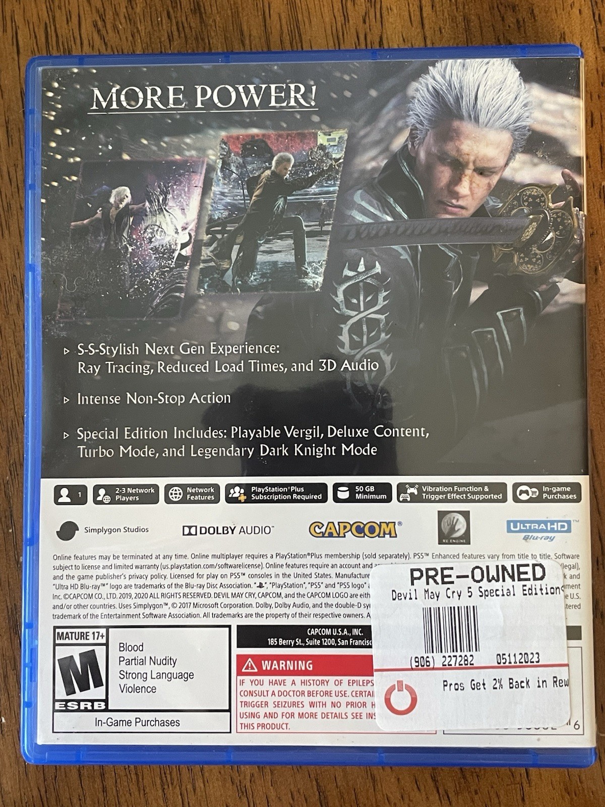 Devil May Cry 5 Special Edition. PS5 – Sony PlayStation 5