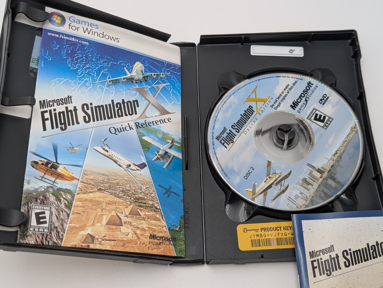 Microsoft Flight Simulator X: Deluxe Edition (PC, 2006) Complete w/ Product Key