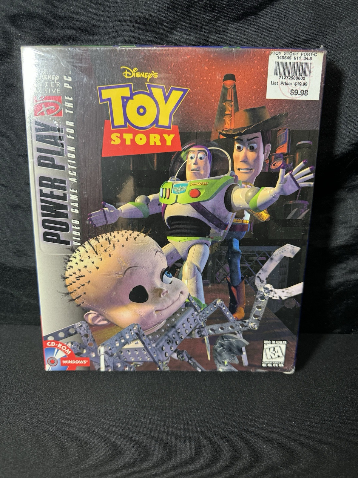 Disney’ Toy Story Windows PC CD Rom Big Box Factory New Power Play