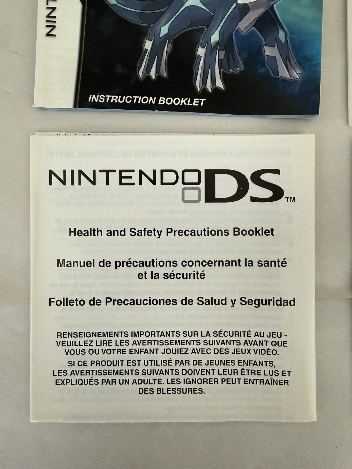 Pokemon Diamond Version – Case + Inserts Only – No Game