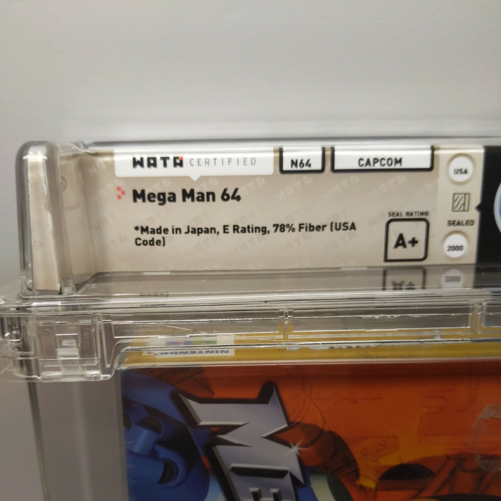 N64 Nintendo 64 MEGA MAN 64 9.0 A+ NEW FACTORY SEALED WATA GRADED 1ST PRINT LOOK