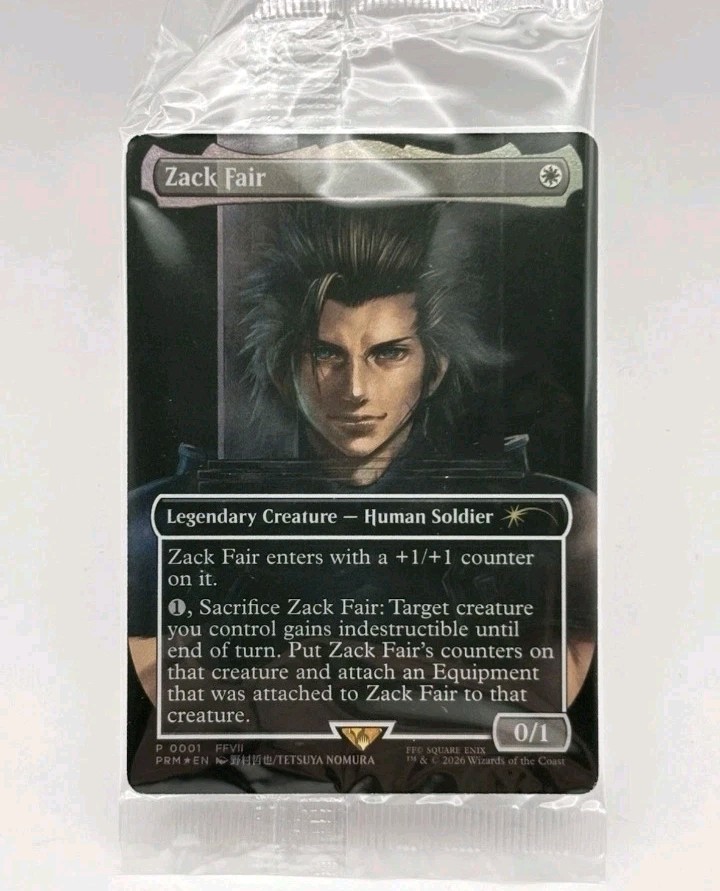 Final Fantasy VII Rebirth (Nintendo Switch 2) FF7 Zach Flair Card