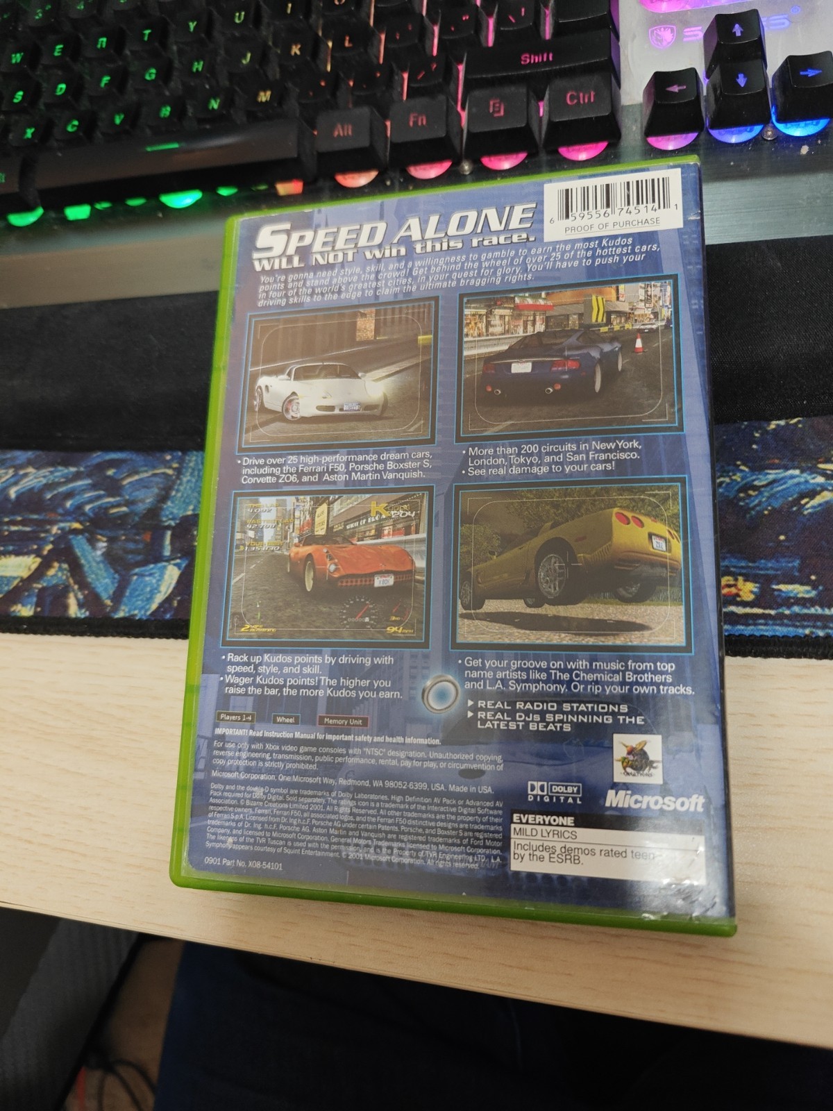 Project Gotham Racing Microsoft Xbox 2001 CIB Tested And Working