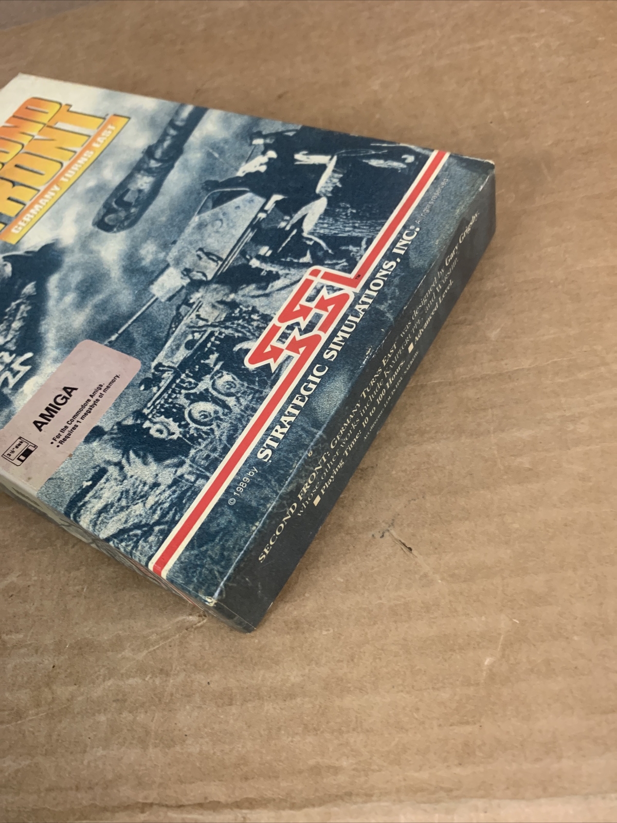 Second Front Germany Turns East (1990. Amiga) SSI Big Box Cib