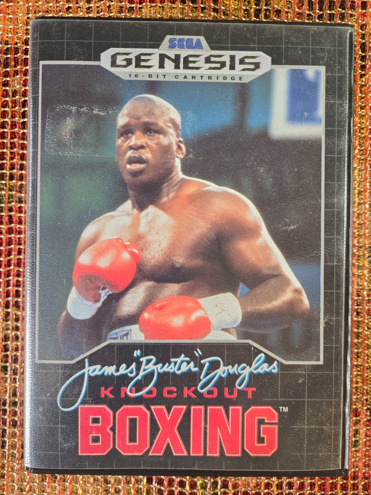 James “Buster” Douglas Knockout Boxing (Sega Genesis, 1990) Complete With Manual