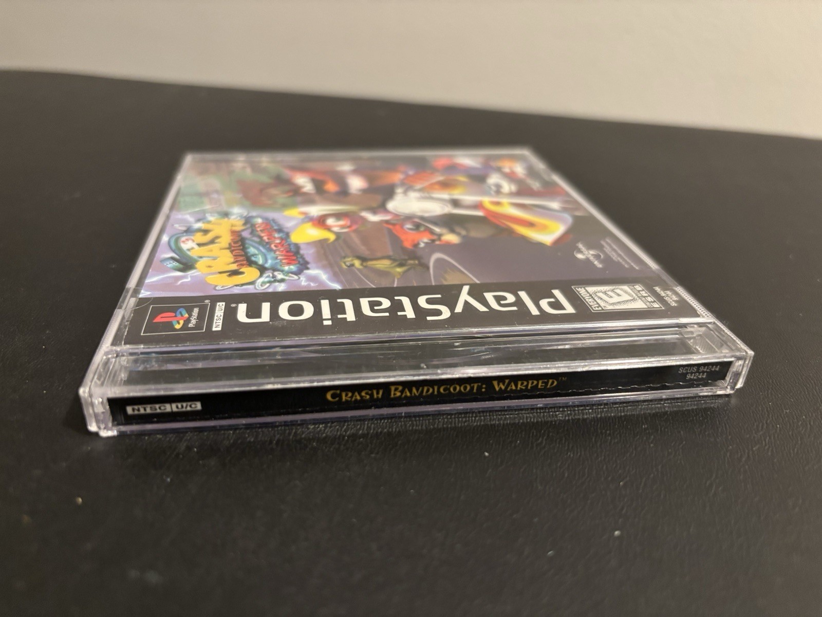 Crash Bandicoot Warped (Sony PlayStation 1, PS1 1998) Black Label CIB Complete