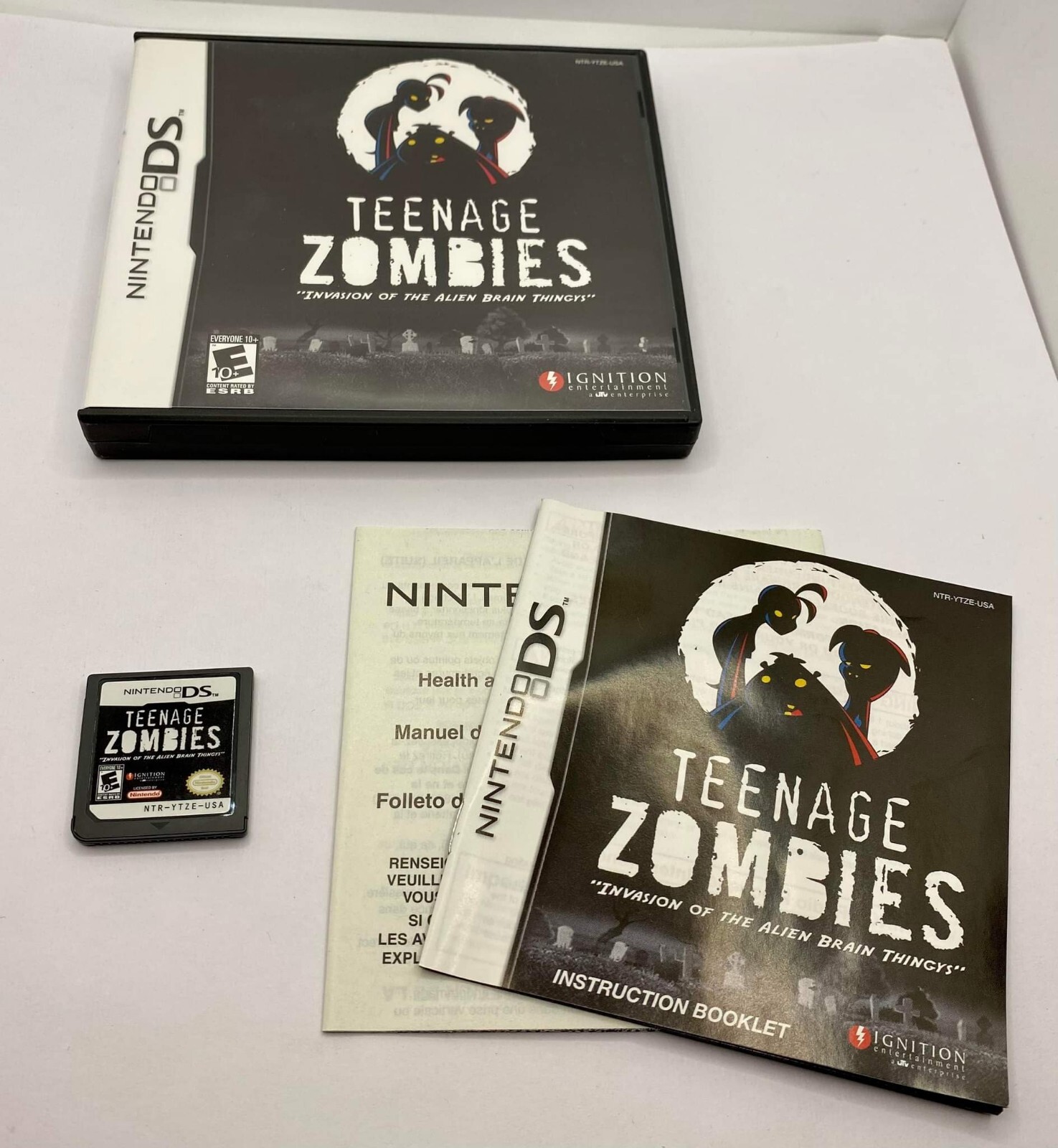 Nintendo DS Ignition Entertainment – Teenage Zombies Complete w/Box & Manuals