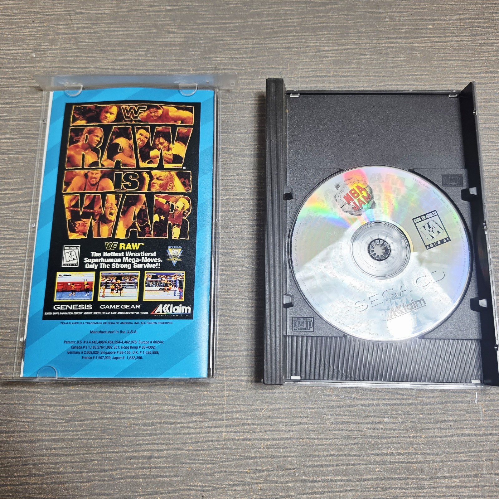 NBA Jam for the Sega CD Console Acclaim Entertainment 1994 Manual Included