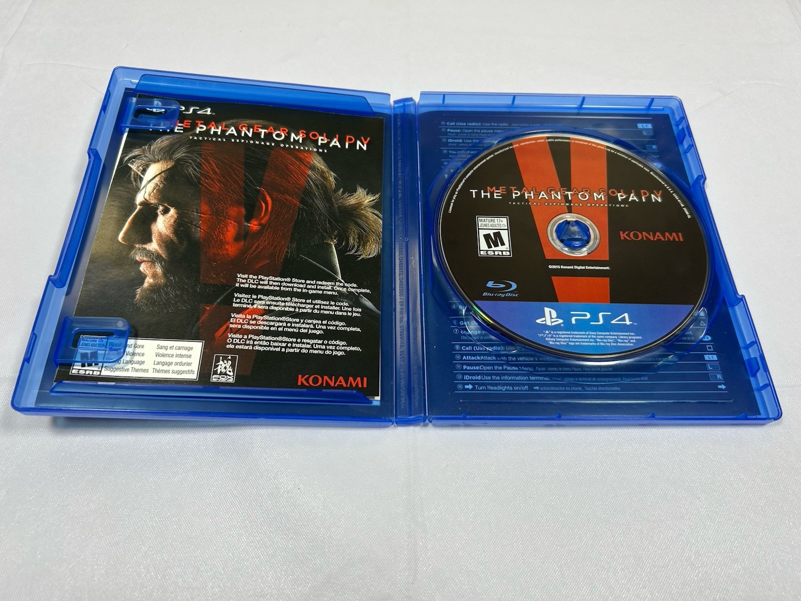 Metal Gear Solid V: The Phantom Pain (Sony PlayStation 4, 2015) Day One Edition