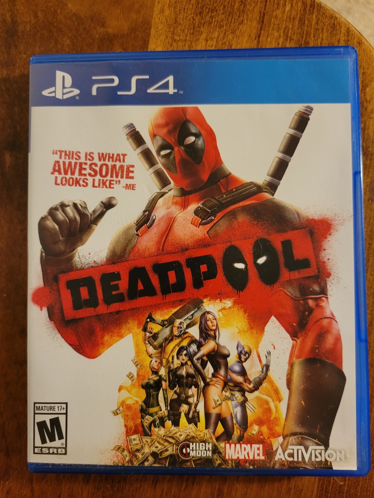 Deadpool (Sony PlayStation 4 PS4, 2015) Marvel Comics Complete In Box CiB Tested
