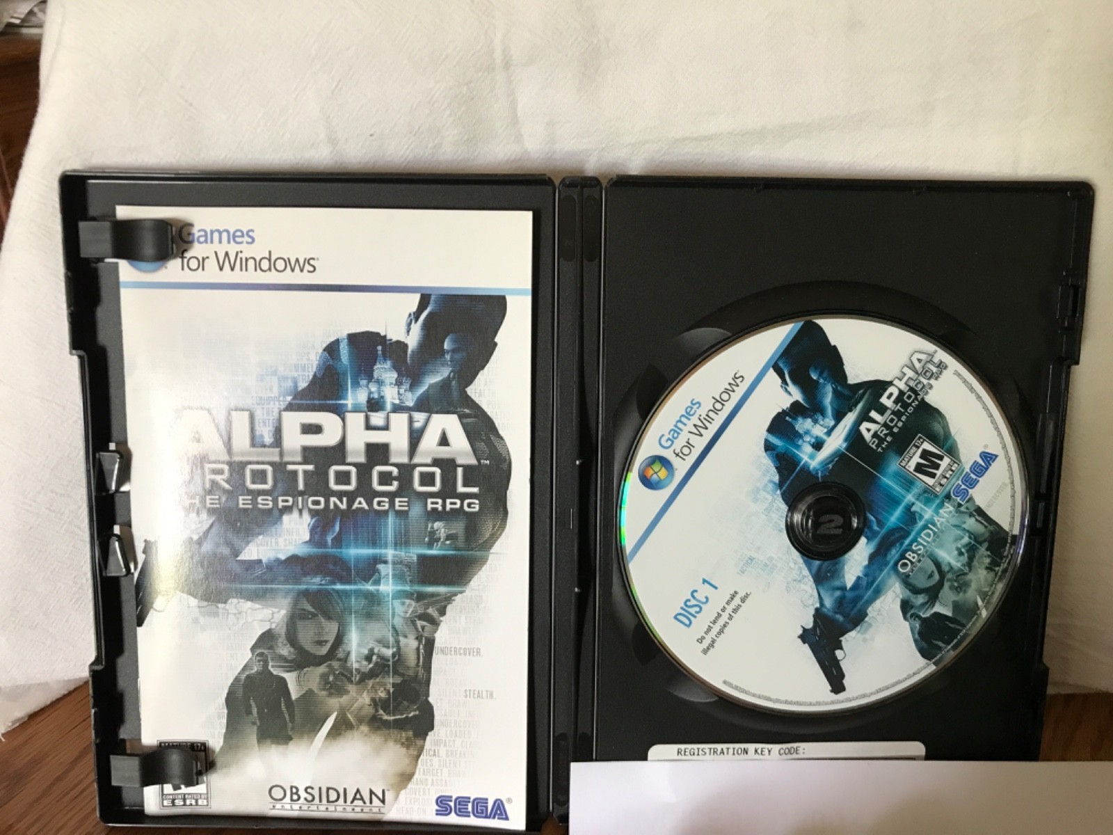 Lot Of 2 Alpha Protocol The Espionage & DARKVOID PC DVD Games Complete Untested