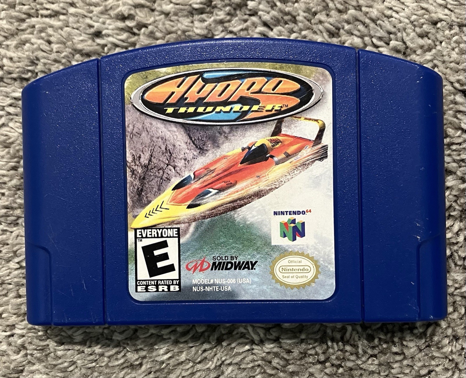 Hydro Thunder N64 (Nintendo 64, 2000) Authentic Clean Tested Cart Next Day Ship