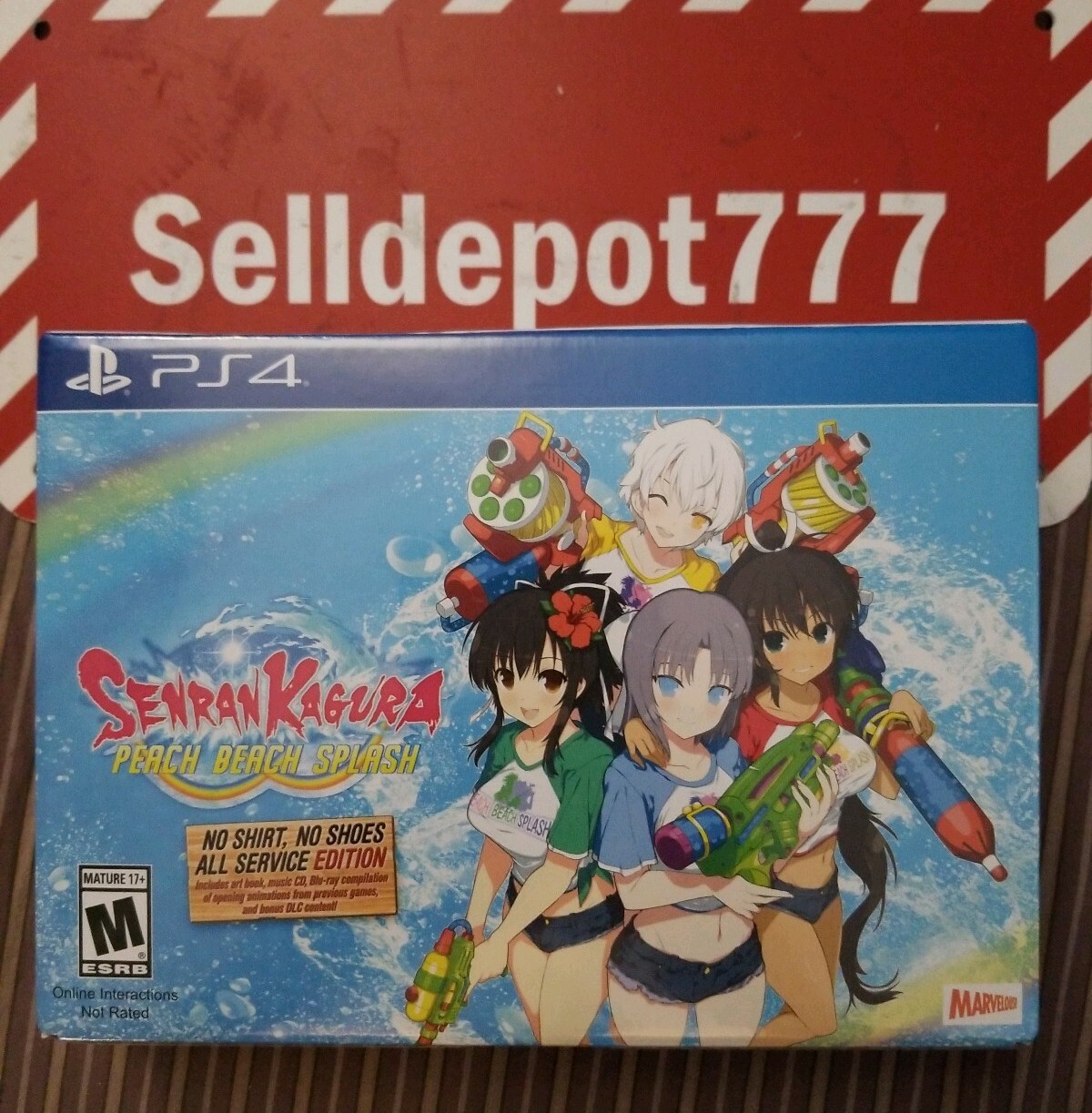 Senran Kagura Peach Beach Splash: No Shirt, No Shoes, All Service Edition (Sony…