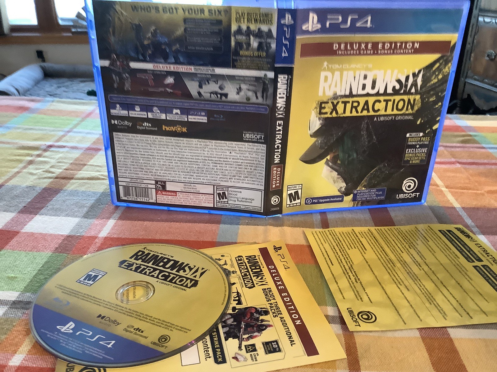 Tom Clancy’s Rainbow Six Extraction Deluxe Edition PS4 Used Fun Free USA Ship