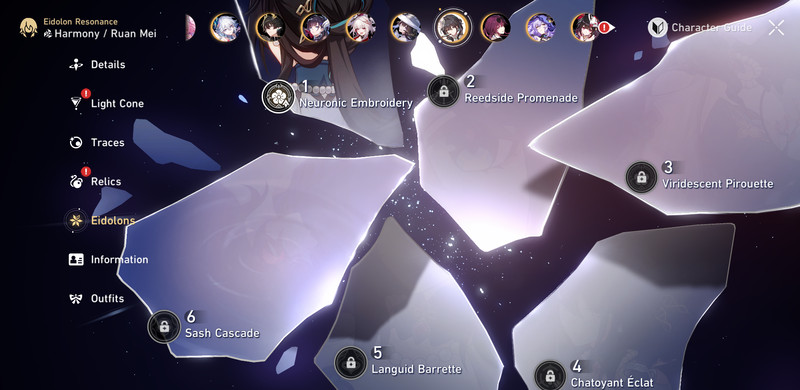 [NA] hsr Honkai Star Rail E2 Castorice, and Evernight account