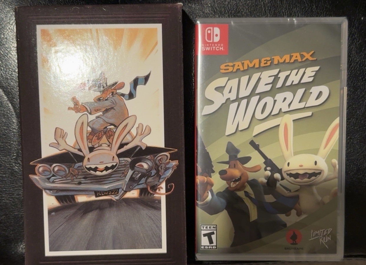 Sam & Max: Save the World w/ Slip Cover – Nintendo Switch – Brand New