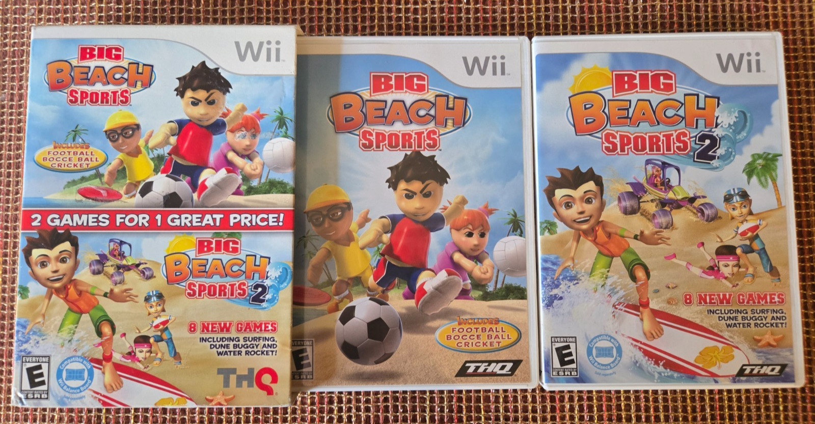 Big Beach Sports 1 & 2 Fun Pack – Nintendo Wii Complete With Manuals