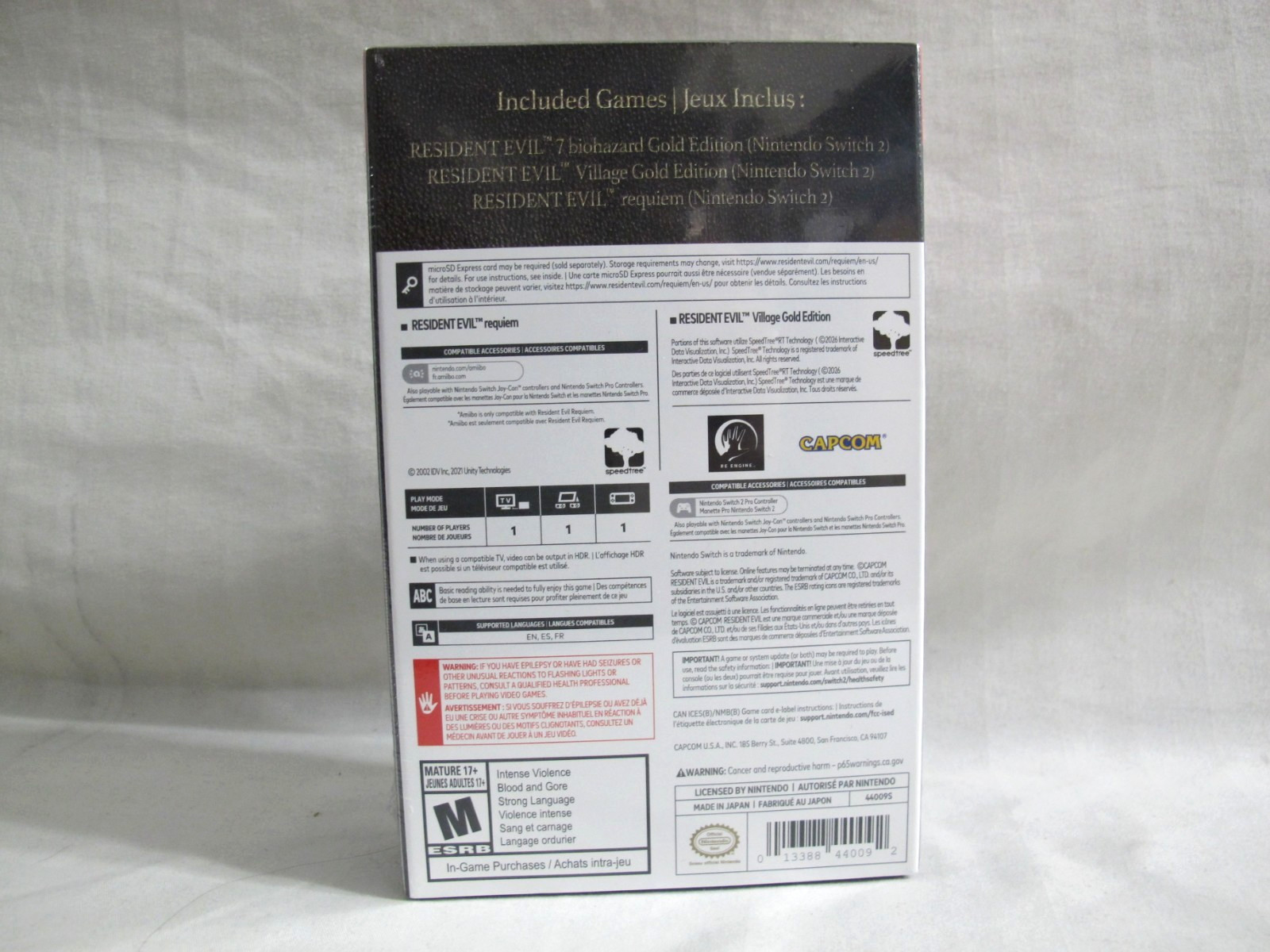 Resident Evil Generation Pack Nintendo Switch 2 – Game Key Card – Fast Shipping