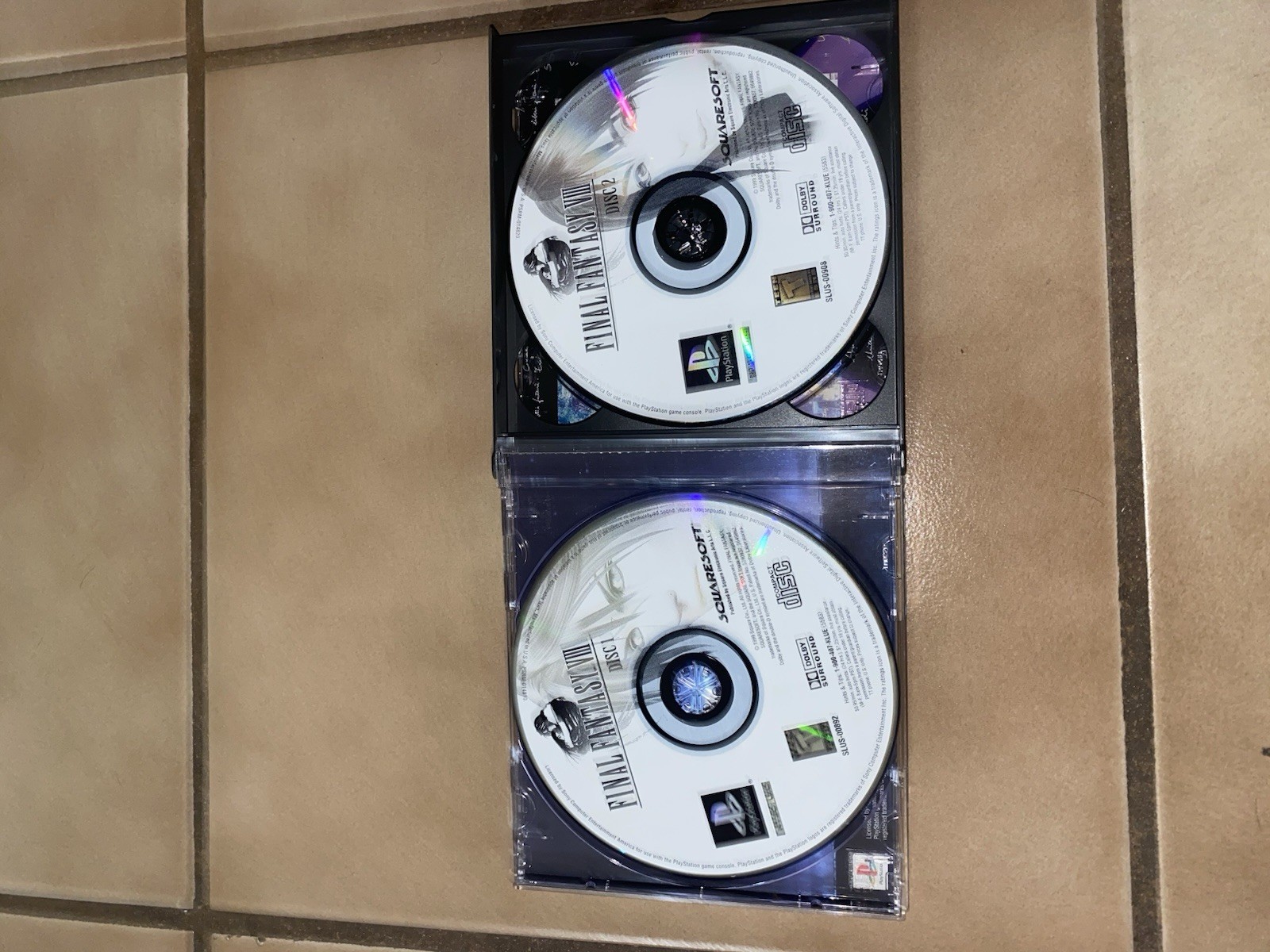 Final Fantasy VIII Sony PlayStation 1, 1999, Complete 4-Disc Set