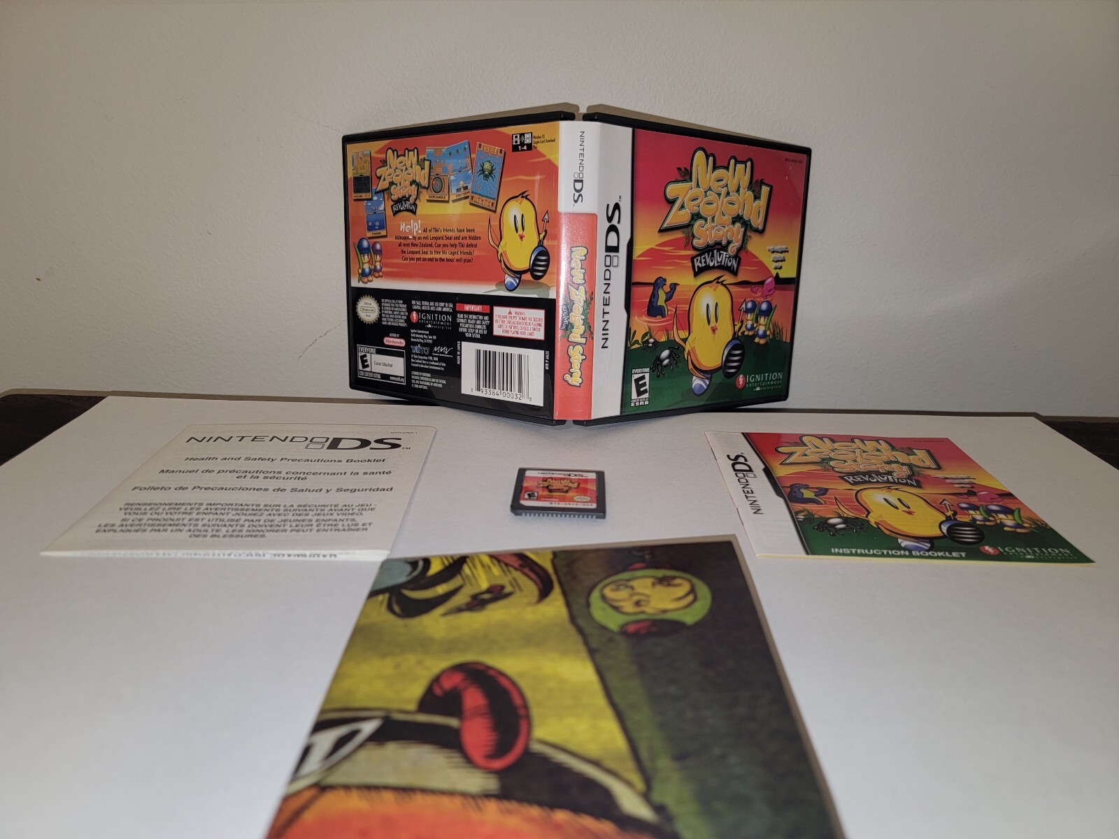New Zealand Story Revolution Nintendo DS 2008 Complete with Manual and Poster