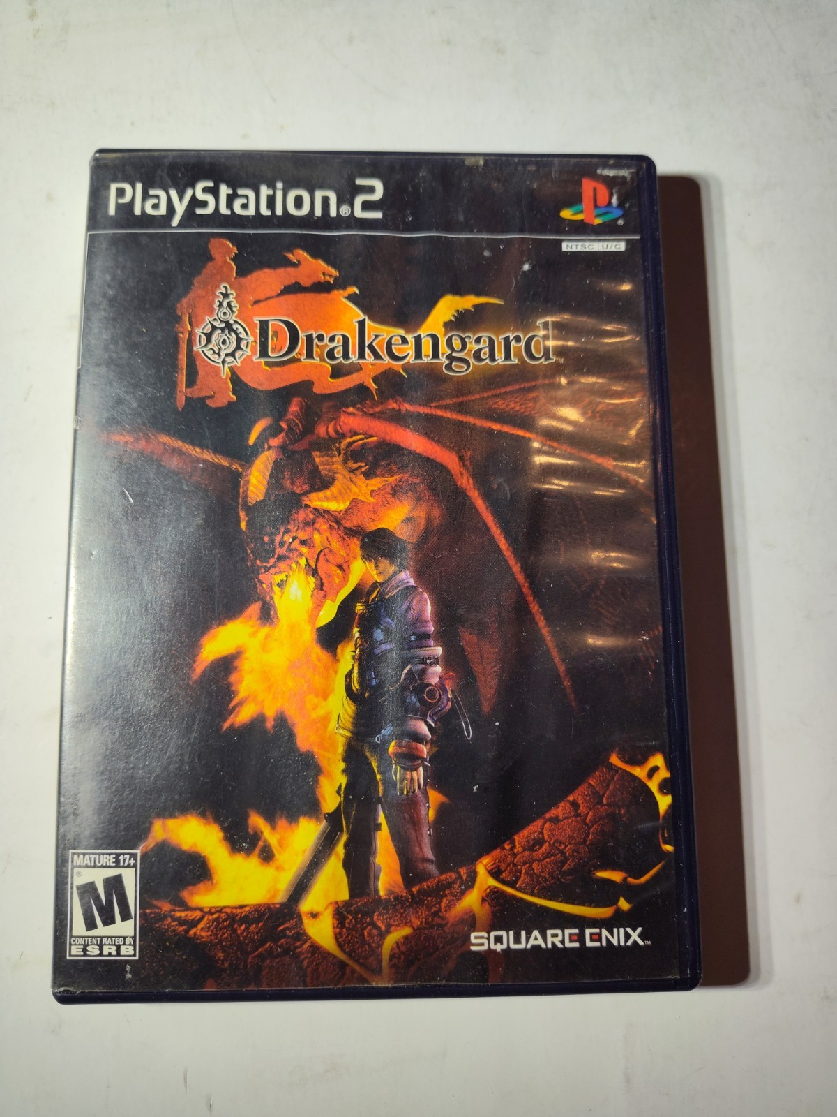 Drakengard Square Enix PS2 Case Manual Disc NTSC-U/C M 2004 Role Playing CIB