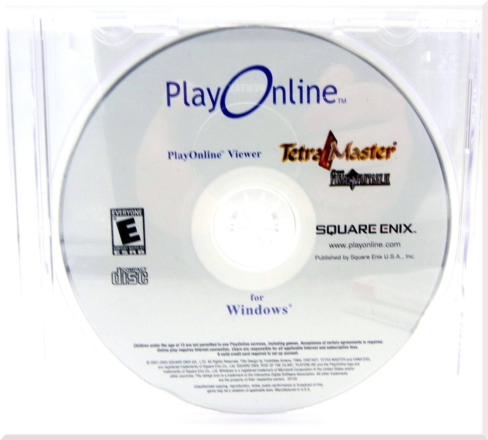 Final Fantasy XI PC CD-Rom Role Playing Game By Square Enix MMORPG 2003