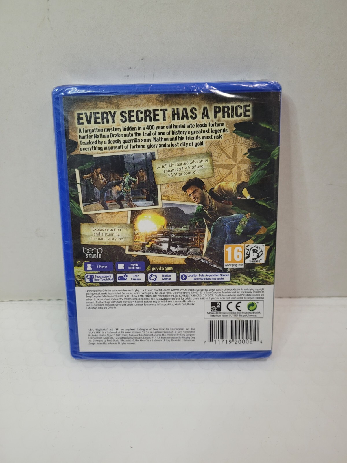 Uncharted : Golden Abyss – Playstation PS Vita – PAL / region free