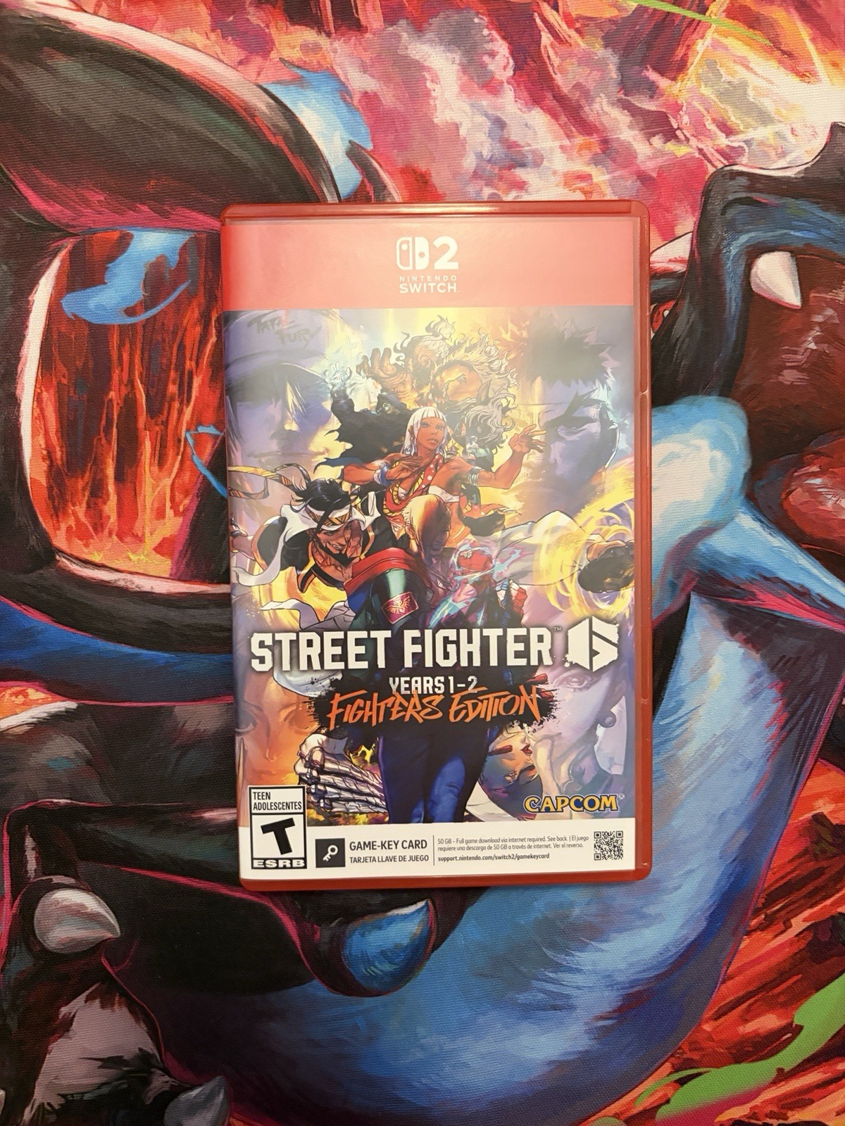 Street Fighter 6 Year 1-2 Fighters Edition for Nintendo Switch 2 (Game-Key Card)