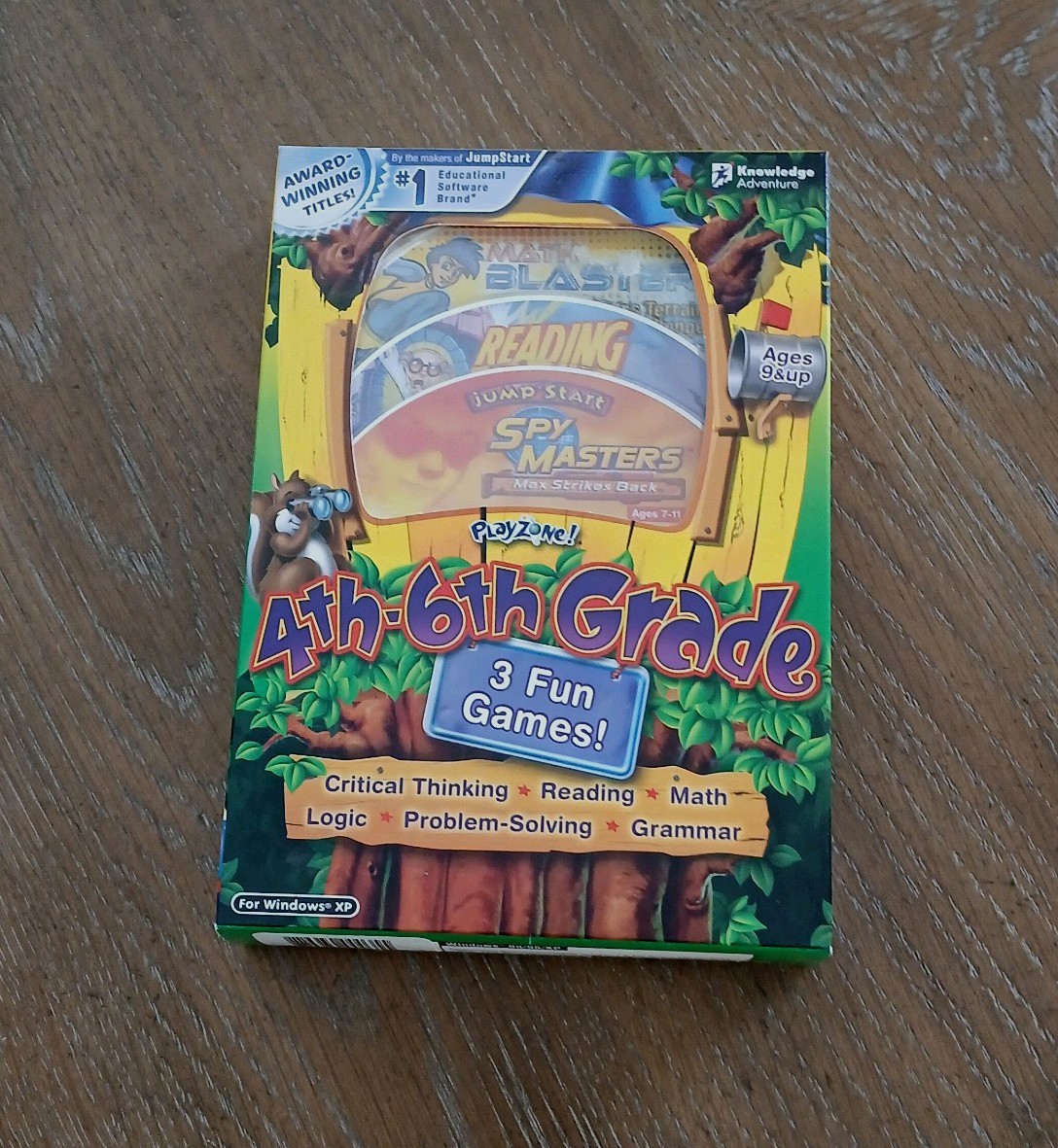 Playzone! 4th – 6th Grade 3 Fun Games – NEW SEALED Retail Box – PC CD-ROM