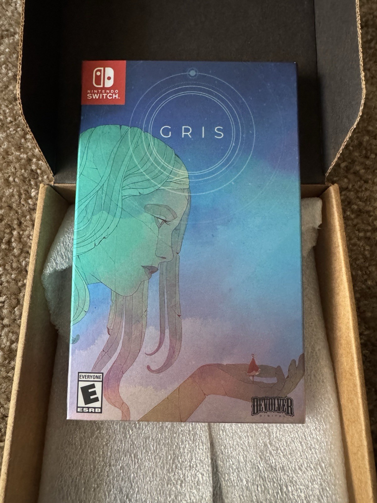 GRIS Special Reserve Games Nintendo Switch SRG With Slipcover Mint