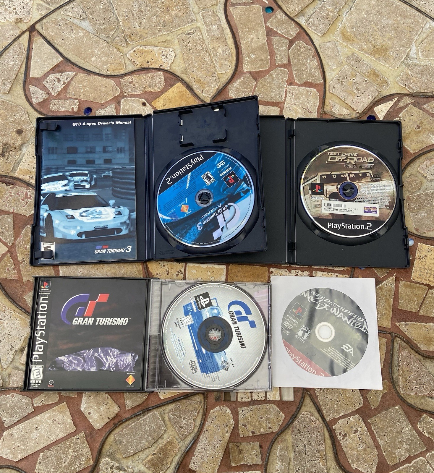 PlayStation 2 PS2 Racing Game Lot of 19 Tested Working Gran Turismo Burnout NFS