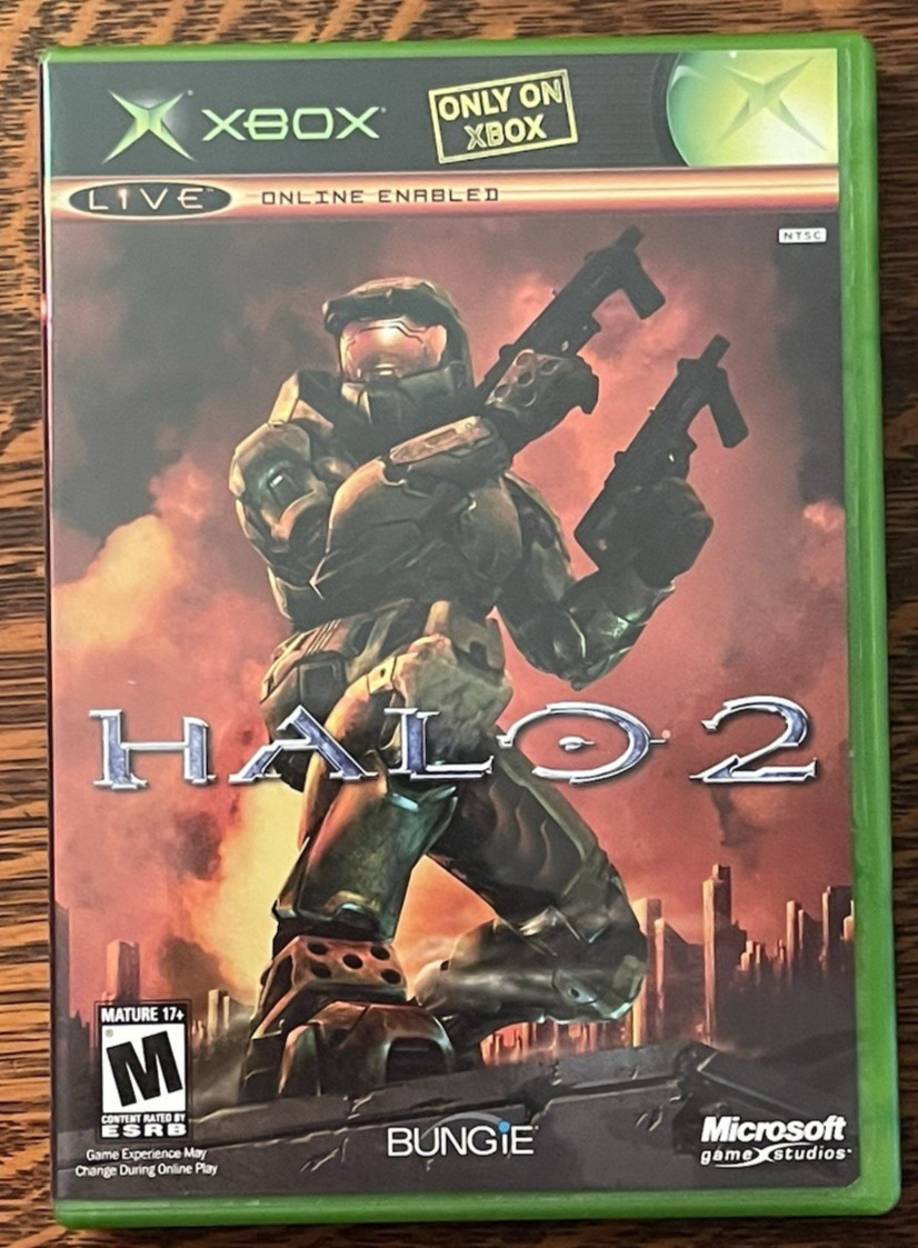 XBOX LIVE GAME~ HALO 2~ BUNGIE~ 2004