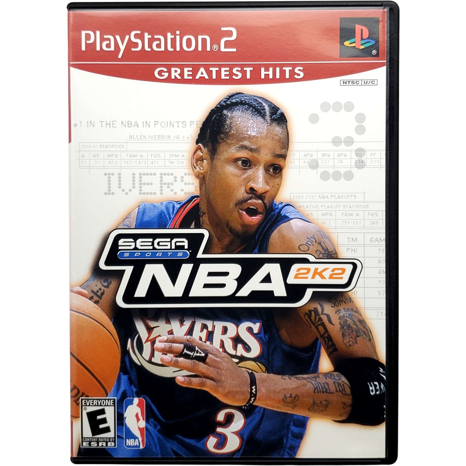 NBA 2K2 Greatest Hits – Sony Playstation 2 PS2 Tested 1Y Guarantee