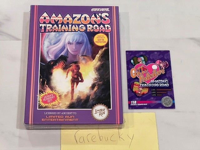 Amazon’s Training Road (Nintendo NES) NEW SEALED NEAR-MINT W/CARD, RARE LRG!