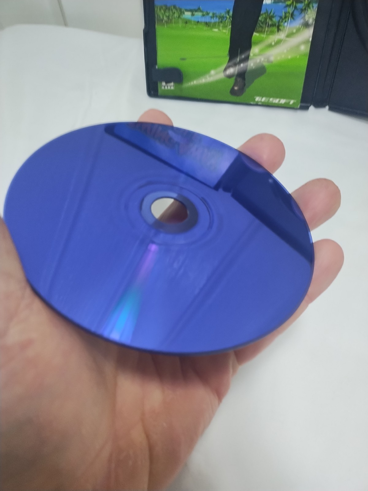 PS2 Game PlayStation Swing Away Golf Complete With Manual Blue Disc