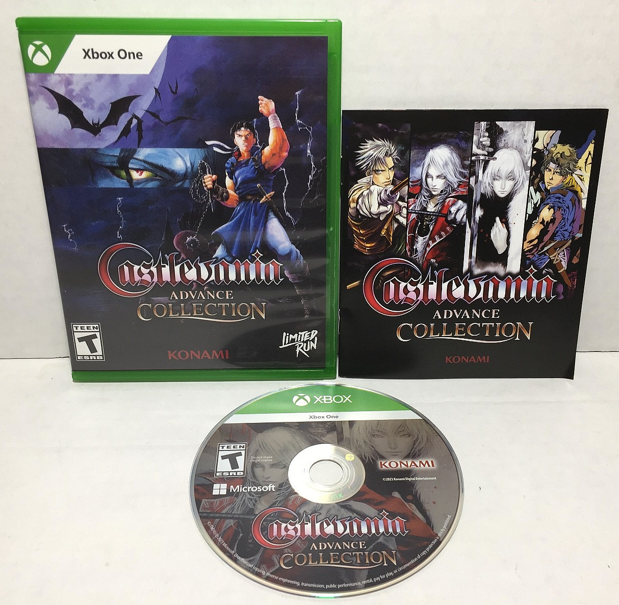CASTLEVANIA ADVANCE COLLECTION Xbox One XB1 Limited Run DRACULA X Unplayed MINT