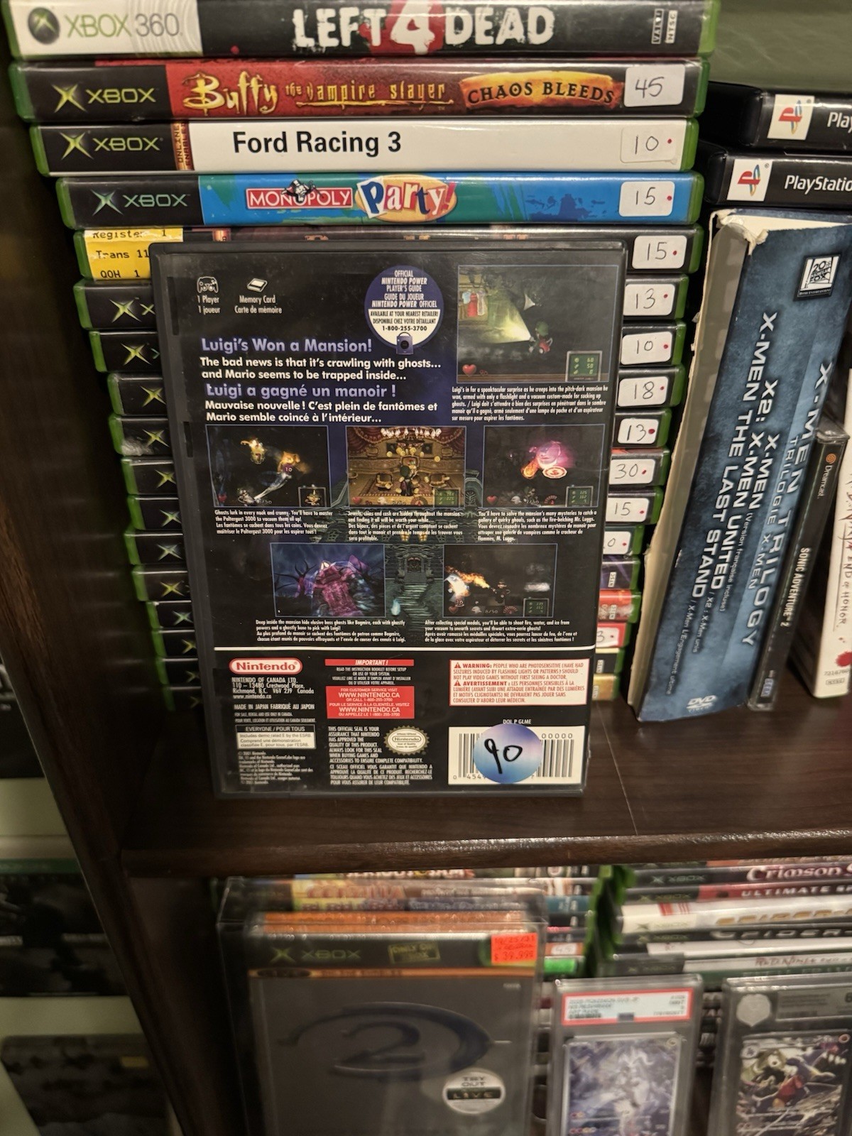 Luigi’s Mansion (Gamecube, 2001) w/ Manual