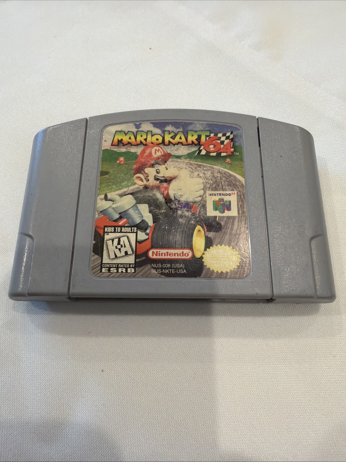Mario Kart 64 (Nintendo 64, 1997) Authentic Cartridge Only! Works! So Fun!