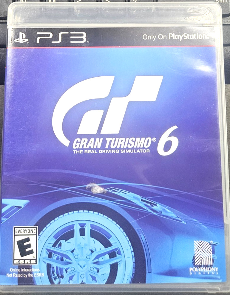 Gran Turismo 6 (PS3) PLAYSTATION 3 GOOD!!!