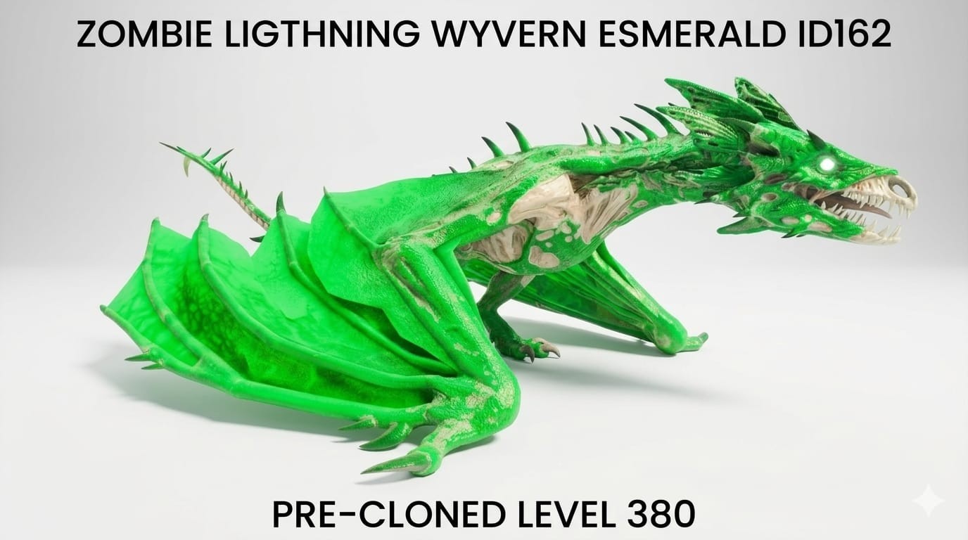Zombie Lightning Wyvern PRE-CLONED Lvl 380 – Ark Ascended PVE Official Crossplay