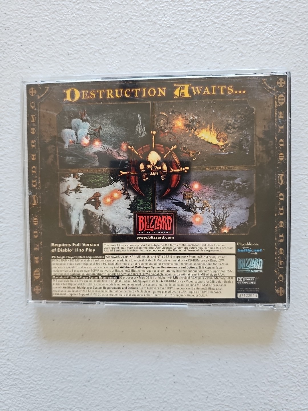 Diablo 2 Lord of Destruction Expansion Set PC Game CD-ROM 2001 | Good