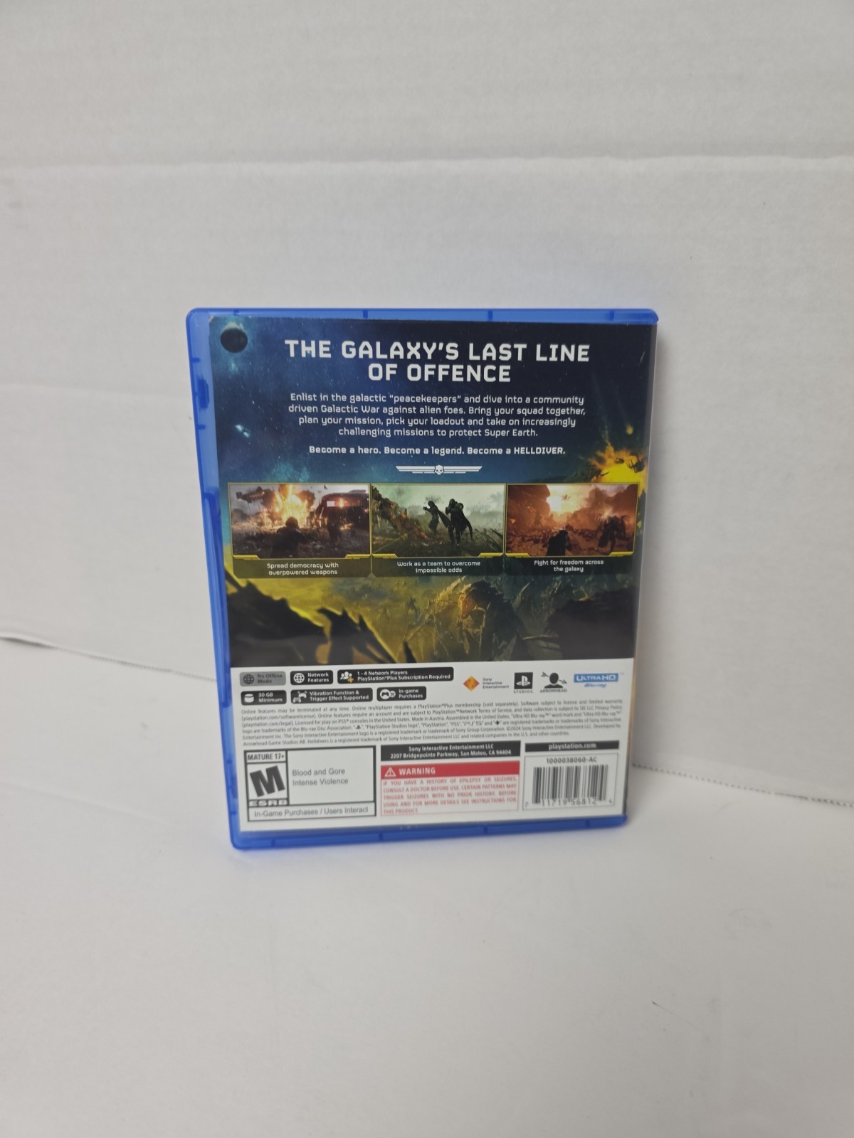 Helldivers 2 – Sony PlayStation 5 Used Excellent Condition
