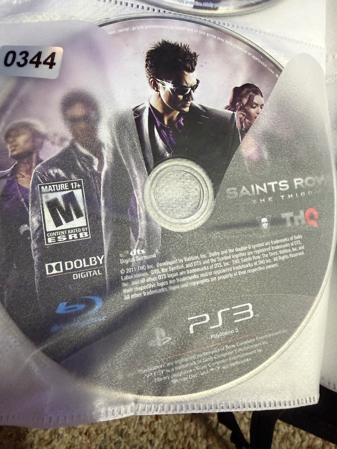 Saints Row The Third PlayStation 3 PS3 Video Game Open World Action