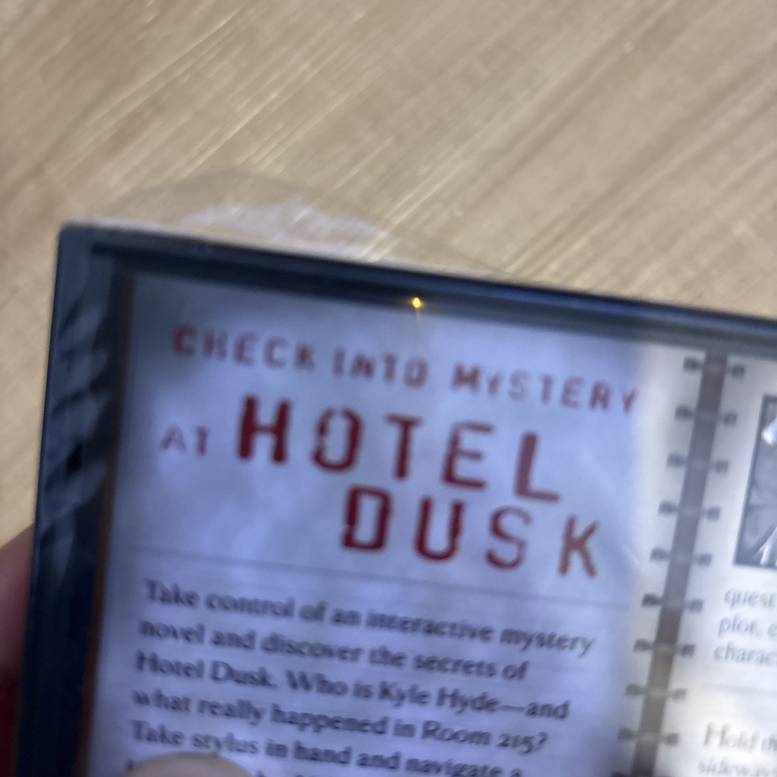 Hotel Dusk: Room 215 (Nintendo DS) – Brand New & Factory Sealed