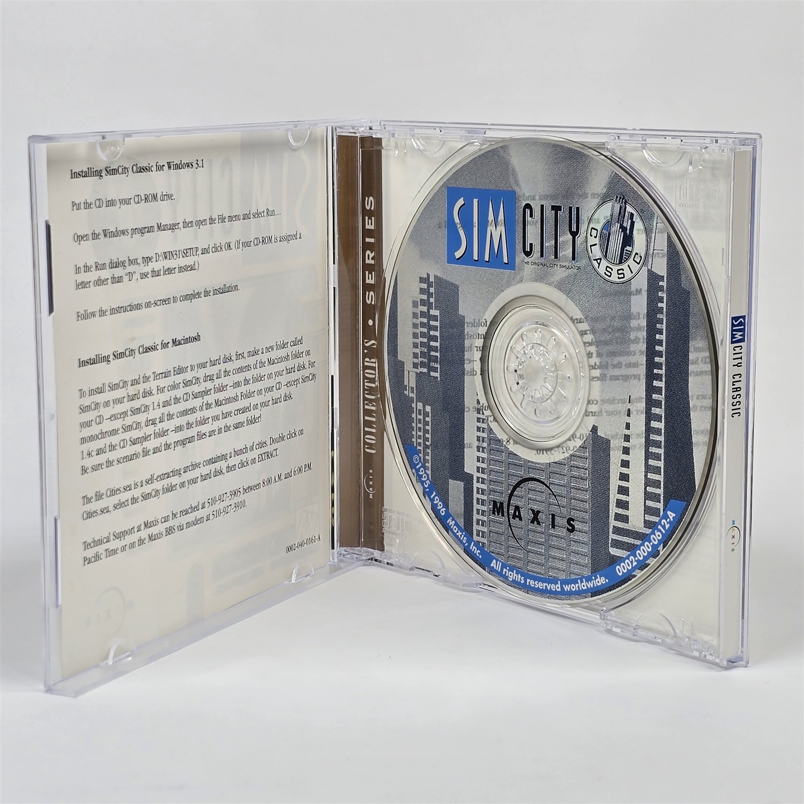 SimCity Classic – Sim City (PC CD-ROM) Jewel CIB COMPLETE